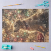 デコページ金ゴールドリトリエバークリスマスツリーライト 薄葉紙 (クラフト)