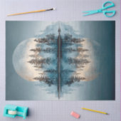 デコページ2月の反射の静かな雰囲気 薄葉紙 (クラフト)