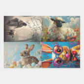 デコページ3デザインイースター、トラック、コースター ラッピングペーパーシート (正面)