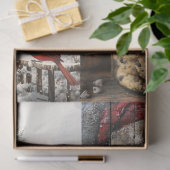 デコページ4クリスマスヴィンテージデザイン 薄葉紙 (ギフト)