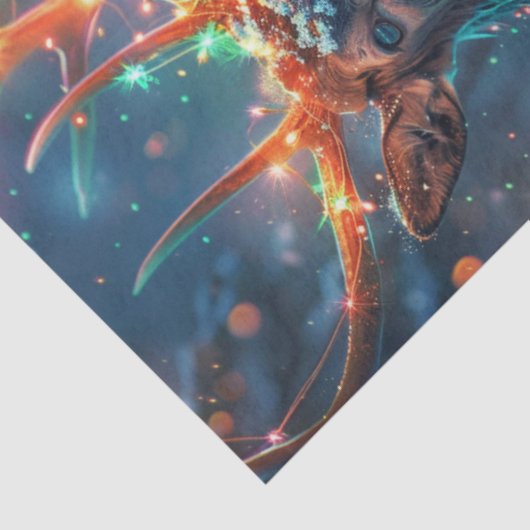 デコページ4スクラップブック作りクリスマストナカイデザイン 薄葉紙 (詳細)