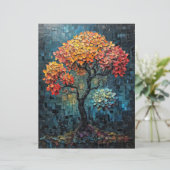 デコページ – ウィスミカルセラミックタイルツリー (スタンド正面)