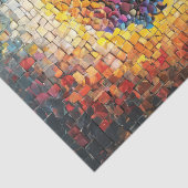 デコページ – タイル状の陶器の夢のような木 –  薄葉紙 (詳細)