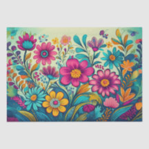 デコページ – フォークアートフラワーズ – ティッシュペーパー