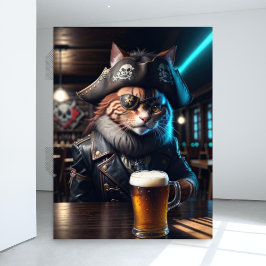 デコページ – 革の服を着た海賊ネコ –  薄葉紙