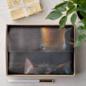 デコページ – 革の服を着た海賊ネコ –  薄葉紙 (ギフト)