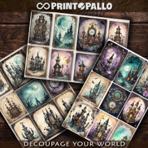 デコページ#1用のステームパンク装飾要素