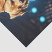 デコページ – Steampunk Golden Retriever & guitar - 薄葉紙 (詳細)