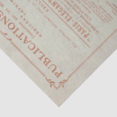 デコペーフランスのジファッションマガジンヴィンテージ緑 薄葉紙 (詳細)