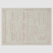 デコペーフランスのジファッションマガジンヴィンテージ緑 薄葉紙 (正面)