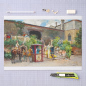 デコペ可能な美しいヴィンテージイメージ 薄葉紙 (クラフト)