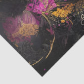 デコペ女鮮やか性の複雑なフローラデザイン 薄葉紙 (詳細)