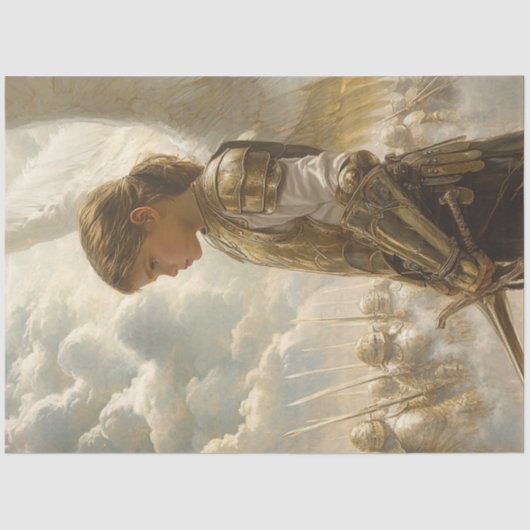 デコペ威厳のあるンゲリック天使が戦いに向かう 薄葉紙 (正面)