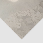 デコペ威厳のあるージホワイトライオネスオーナメントと金ゴールド 薄葉紙 (詳細)