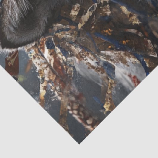 デコペ威厳のあるー王室のジ・ライオン 薄葉紙 (詳細)