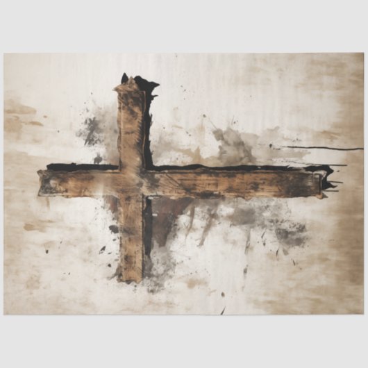 デコペ素朴ースターウッドクロス 薄葉紙 (正面)