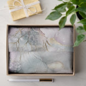 デコペ芸術的フローラデザインデリケートな花 薄葉紙 (ギフト)