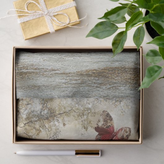 デコペ離れージ側ストーリーブックのデザイン風景 薄葉紙 (ギフト)