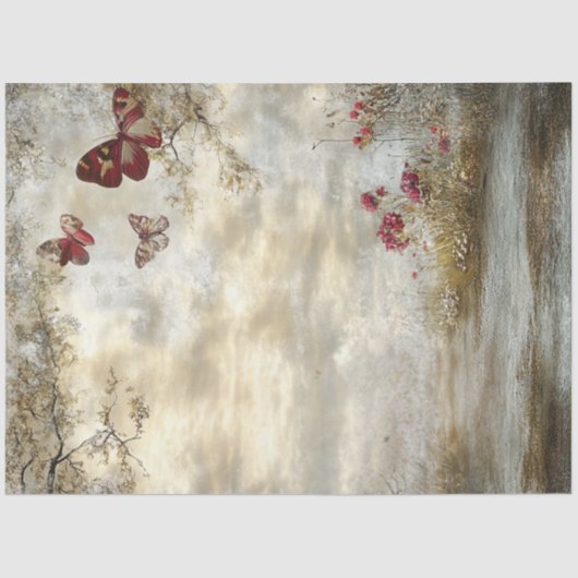 デコペ離れージ側ストーリーブックのデザイン風景 薄葉紙 (正面)