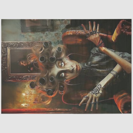 デコペ風変わりージとワイダーの女性芸術 薄葉紙 (正面)