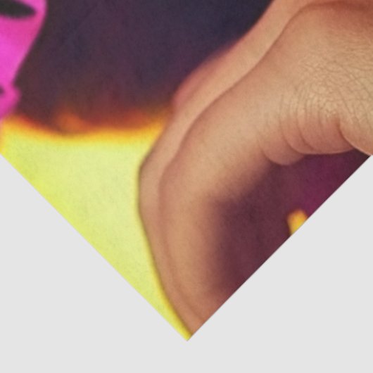 デコペ鮮やかージウーマンハエイエローグリーンパープル 薄葉紙 (詳細)