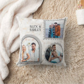 デコモダンアカスタマイズ写真の名前装飾用クッション クッション (ブランケット)