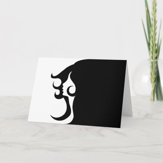 デコモダン女 カード (正面)