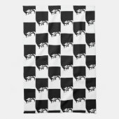 デコモダン女 キッチンタオル (縦)