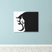 デコモダン女 キャンバスプリント (インサイチュ (ウッドフロア))