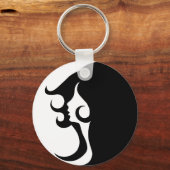 デコモダン女 キーホルダー (正面)