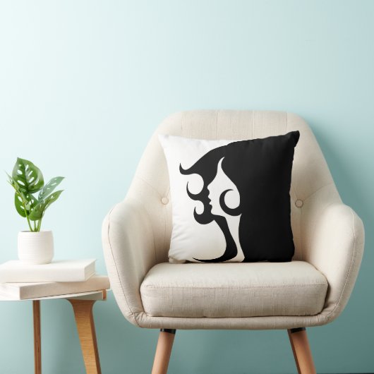 デコモダン女 クッション (椅子)