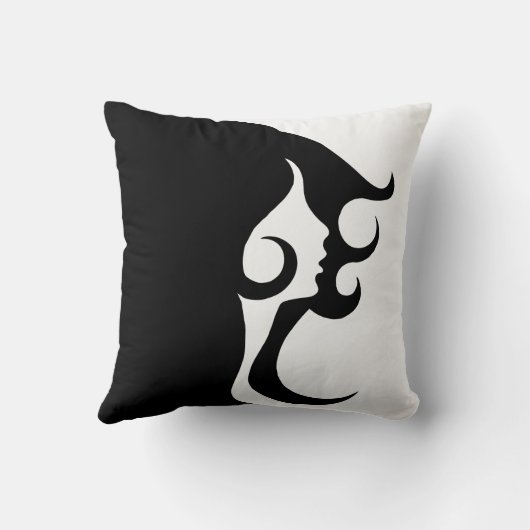 デコモダン女 クッション (裏面)