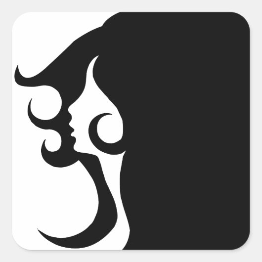 デコモダン女 スクエアシール (正面)