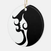 デコモダン女 セラミックオーナメント (左)