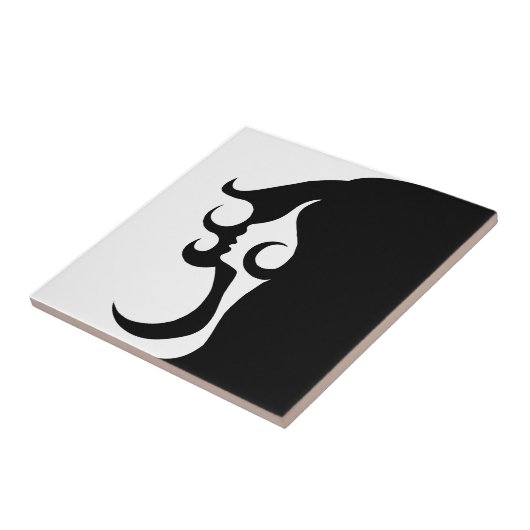 デコモダン女 タイル (側面)