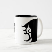 デコモダン女 ツートーンマグカップ (正面右)