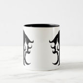 デコモダン女 ツートーンマグカップ (中央)