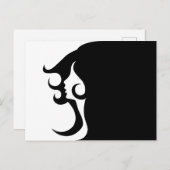 デコモダン女 ポストカード (正面/裏面)