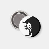 デコモダン女 マグネット (正面/裏面)