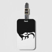 デコモダン女 ラゲッジタグ (正面縦)