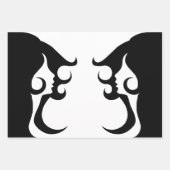 デコモダン女 ラッピングペーパーシート (正面2)