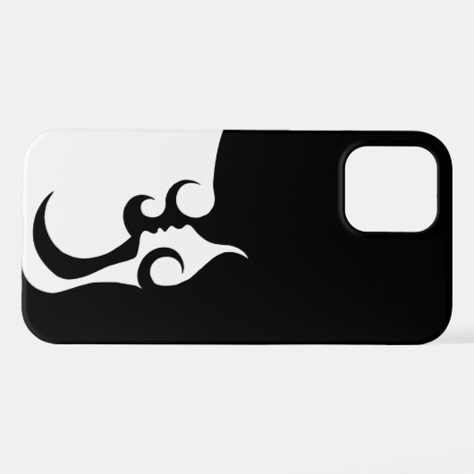 デコモダン女 iPhoneケース (裏面横)