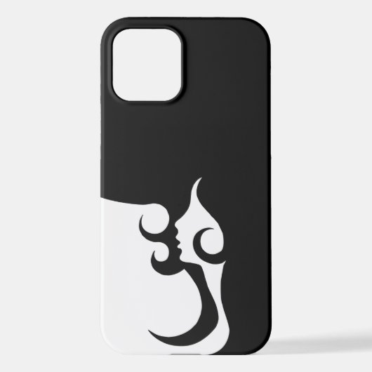 デコモダン女 iPhoneケース (裏面)