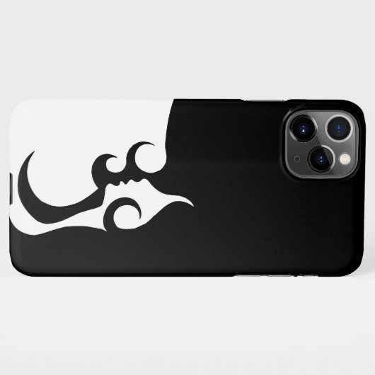 デコモダン女 iPhoneケース (裏面横)