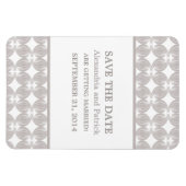 デコモダン日付磁石、ラテを保存 マグネット (横)