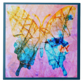 デコラーセラミックタイル – 夢を見る蝶 タイル