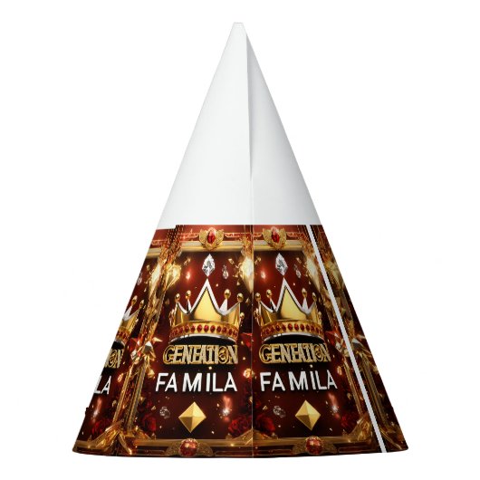 デコル>紙パーティーハット パーティーハット (裏面)