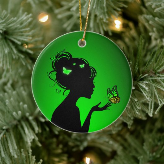 デコレーションエンセラミケラフェムパピロンベルツ セラミックオーナメント (ツリー)