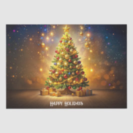デコレーションクリスマスツリーティッシュペーパー 薄葉紙