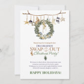 デコレーションスワップアウトありがとうクリスマスカード シーズンカード (正面)